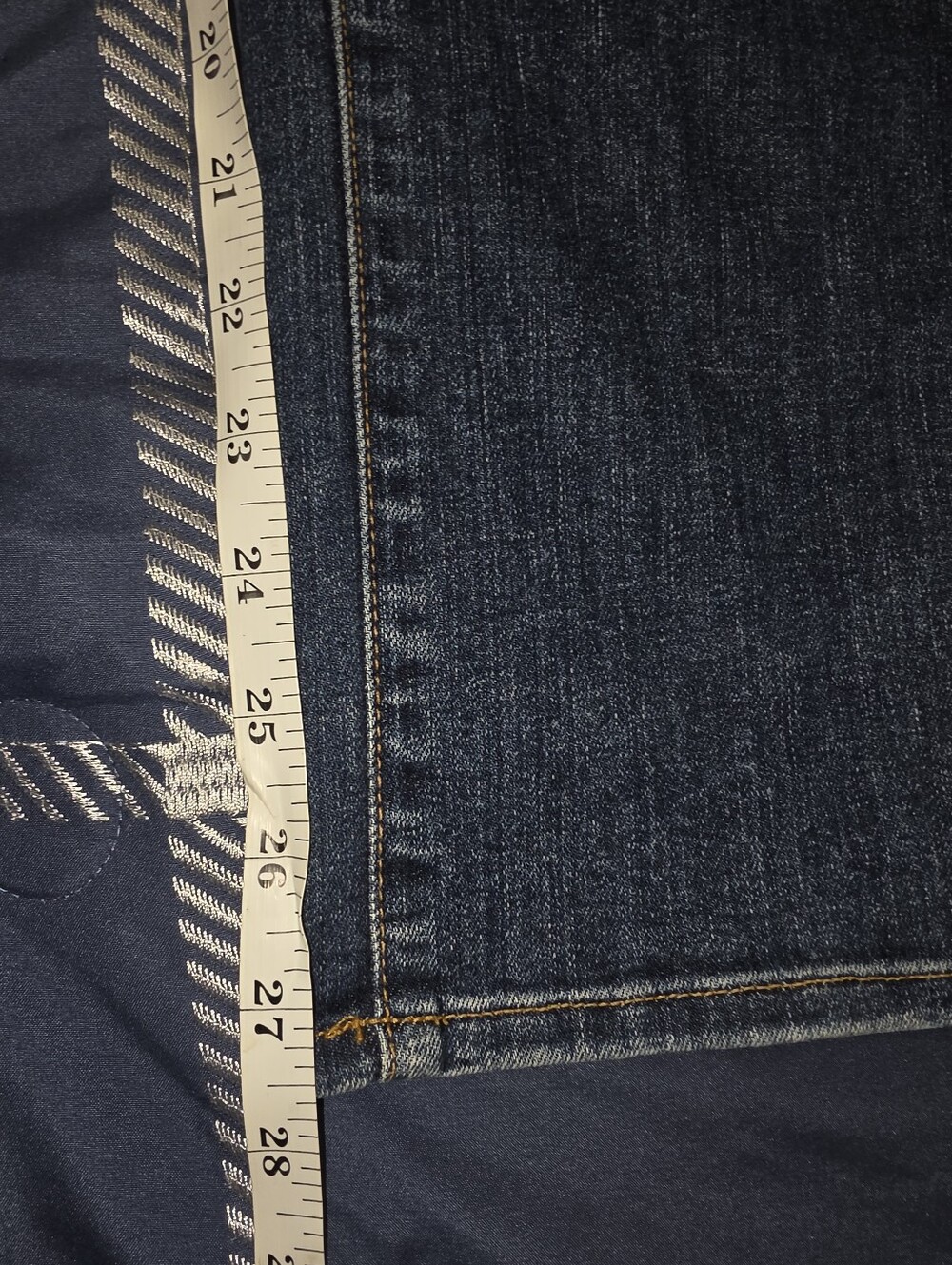 Good American Dark Blue Straight Leg Jeans - Picture 9 of 9